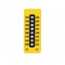 Etiquetas de Temperatura não Reversíveis com 8 Intervalos de Temperatura