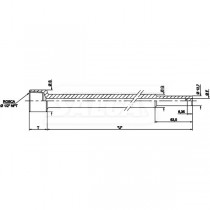 Poço Termométrico PT1600, poço de proteção rosqueado