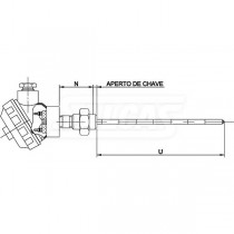 Termopar Convencional com Cabeçote Salcas